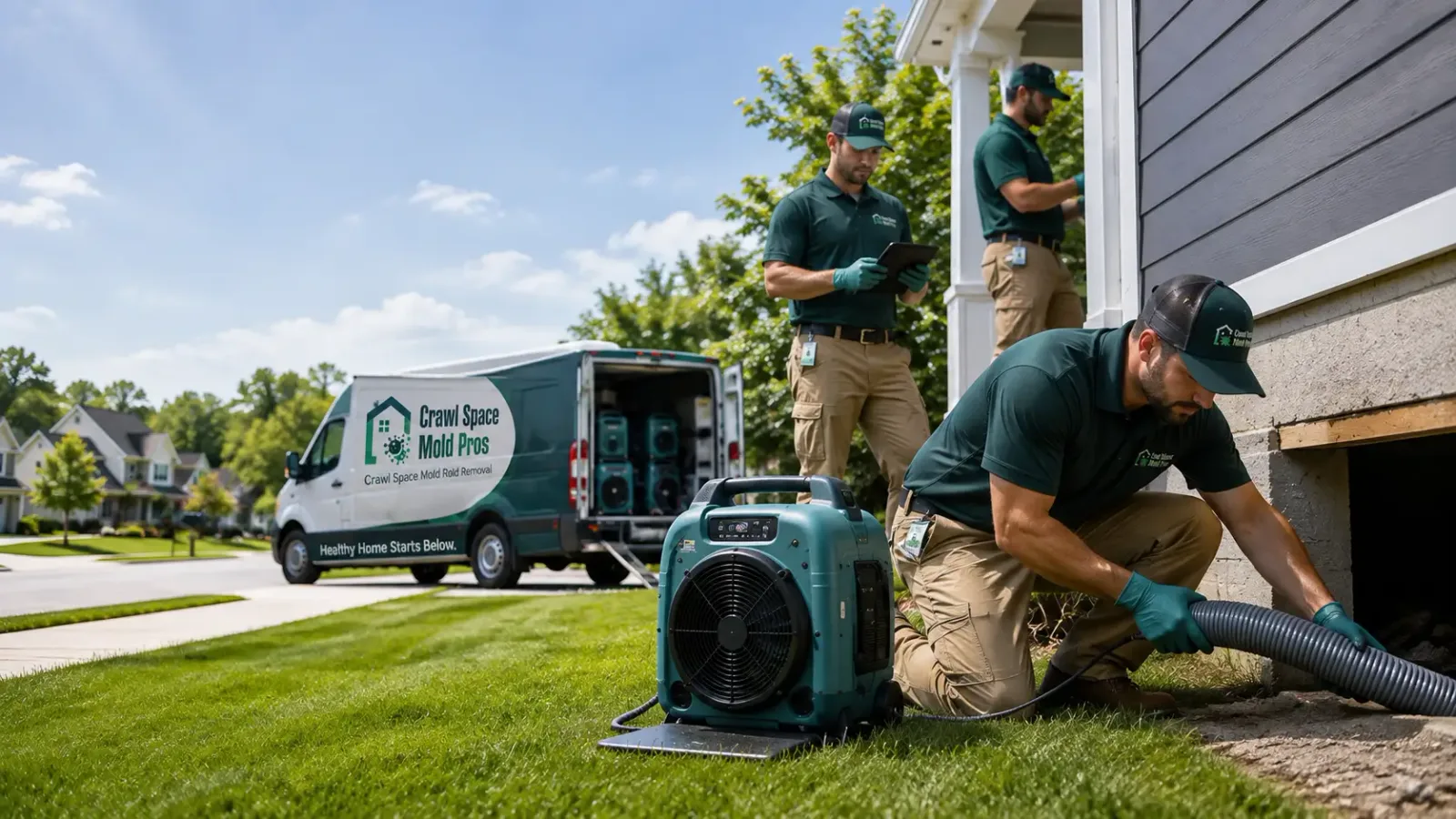 Crawl Space Mold Removal in Clear Brook, VA